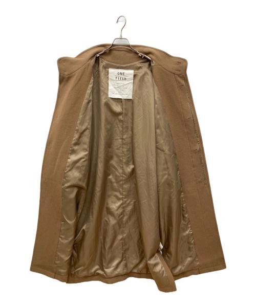 ONE FIFTH（ワンフィフス）ONE FIFTH (ワンフィフス) スタンドカラーコート ブラウン サイズ:１の古着・服飾アイテム