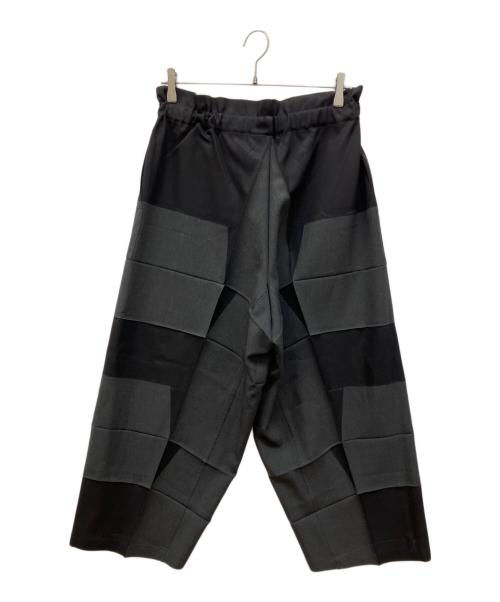 me ISSEY MIYAKE（ミーイッセイ ミヤケ）me ISSEY MIYAKE (ミーイッセイ ミヤケ) プレスプリーツプリントワイドパンツ ブラック サイズ:FREEの古着・服飾アイテム