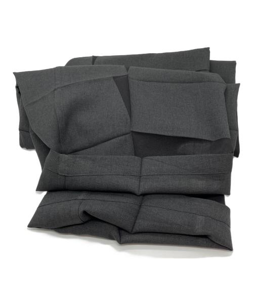 me ISSEY MIYAKE（ミーイッセイ ミヤケ）me ISSEY MIYAKE (ミーイッセイ ミヤケ) プレスプリーツプリントワイドパンツ ブラック サイズ:FREEの古着・服飾アイテム