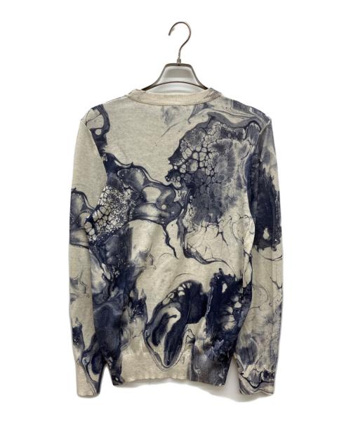 Vivienne Westwood man（ヴィヴィアン ウェストウッド マン）Vivienne Westwood man (ヴィヴィアン ウェストウッド マン) MARBLE KNIT ブルー サイズ:44の古着・服飾アイテム