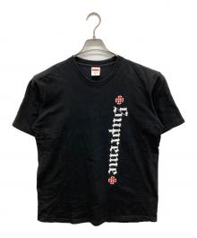 SUPREME×INDEPENDENT（シュプリーム×インディペンデント）の古着「Old English Tee　オールド イングリッシュTシャツ」｜ブラック