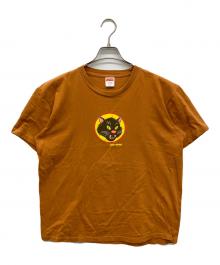 SUPREME（シュプリーム）の古着「Black Cat Tee」｜オレンジ