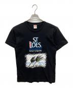 SUPREMEシュプリーム）の古着「St. Ides Tee」｜ブラック