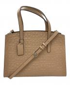 COACHコーチ）の古着「キャリーオールシグネチャー 2WAYショルダーバッグ」