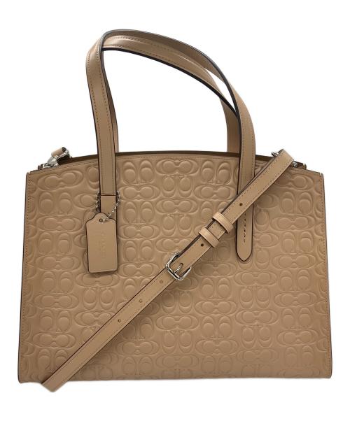 COACH（コーチ）COACH (コーチ) キャリーオールシグネチャー 2WAYショルダーバッグの古着・服飾アイテム