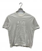 AMI Alexandre Mattiussiアミアレクサンドルマテュッシ）の古着「ビッグロゴTシャツ」｜ホワイト