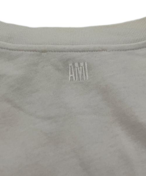 AMI Alexandre Mattiussi（アミアレクサンドルマテュッシ）AMI Alexandre Mattiussi (アミアレクサンドルマテュッシ) ビッグロゴTシャツ ホワイト サイズ:XSの古着・服飾アイテム