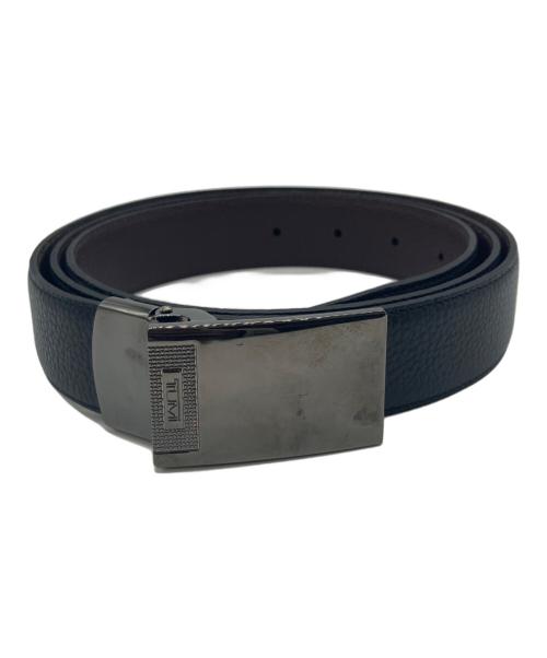 TUMI（トゥミ）TUMI (トゥミ) レザーベルト ブラックの古着・服飾アイテム