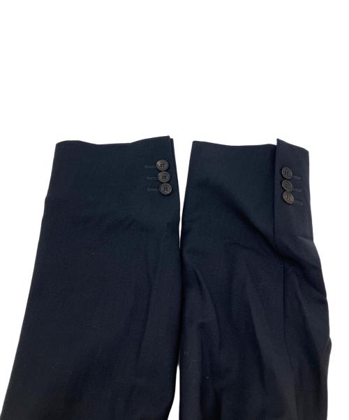 LACOSTE（ラコステ）LACOSTE (ラコステ) ソリッドウールテーラードジャケット ネイビー サイズ:52の古着・服飾アイテム