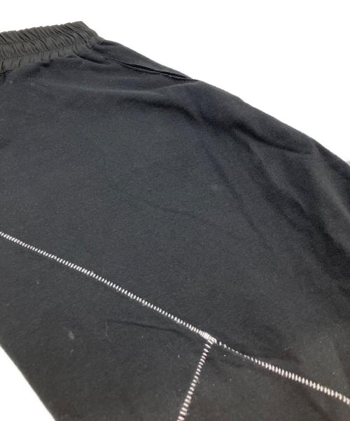 A.F homme（エーエフ オム）A.F homme (エーエフ オム) フロントステッチサルエルハーフパンツ ブラック サイズ:46の古着・服飾アイテム