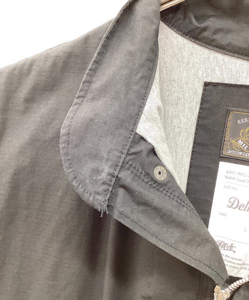 DELICIOUS（デリシャツ）DELICIOUS (デリシャツ) RES FOR DELICIOUS EXCLUSIVE M-65 PARKA　モッズコート ブラック サイズ:Lの古着・服飾アイテム