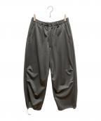 OPENING actオープニングアクト）の古着「ジャージミリタリーオーバーパンツ」｜グレー