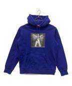 SUPREMEシュプリーム）の古着「Leigh Bowery Hooded Sweatshirt」｜ブルー