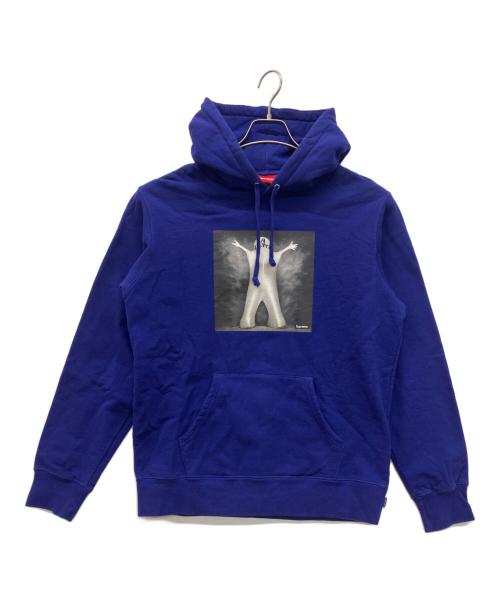 SUPREME（シュプリーム）SUPREME (シュプリーム) Leigh Bowery Hooded Sweatshirt ブルー サイズ:Mの古着・服飾アイテム