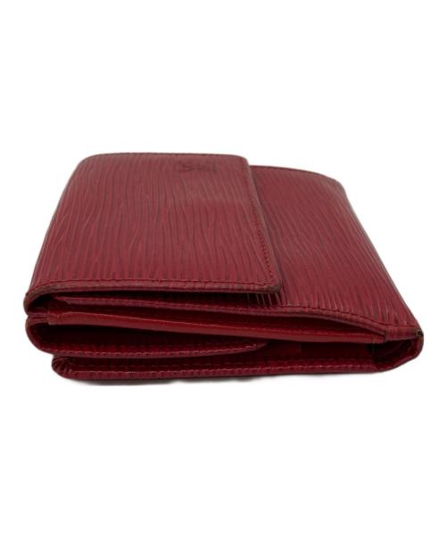 LOUIS VUITTON（ルイ ヴィトン）LOUIS VUITTON (ルイ ヴィトン) エピ ポルトモネ ビエ カルト クレディコンパクトウォレット レッドの古着・服飾アイテム