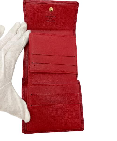 LOUIS VUITTON（ルイ ヴィトン）LOUIS VUITTON (ルイ ヴィトン) エピ ポルトモネ ビエ カルト クレディコンパクトウォレット レッドの古着・服飾アイテム