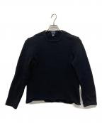 NUMBER (N)INEナンバーナイン）の古着「クルーネックニット」｜ブラック