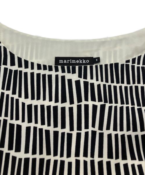 marimekko（マリメッコ）marimekko (マリメッコ) ノースリーブワンピース ブラック サイズ:38の古着・服飾アイテム
