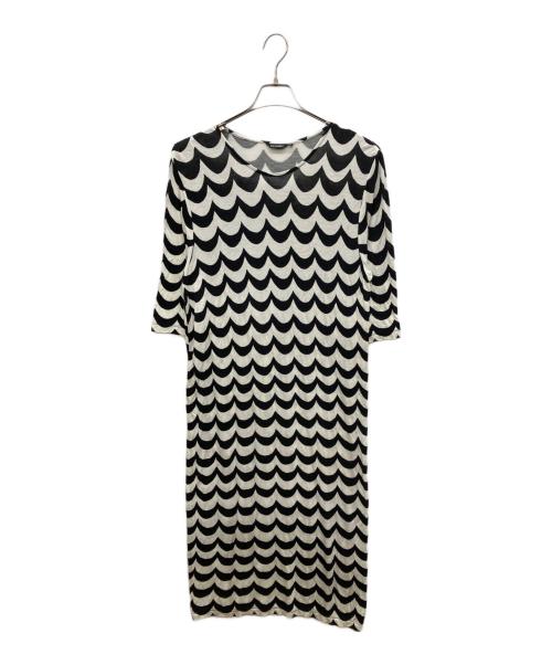 marimekko（マリメッコ）marimekko (マリメッコ) 半袖ワンピース ブラック サイズ:Ｓの古着・服飾アイテム