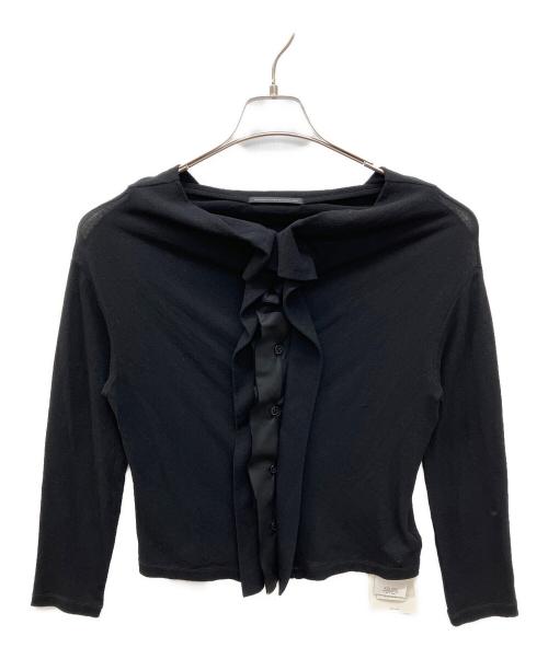 Y's（ワイズ）Y's (ワイズ) 60/ HARD TWISTED CARDIGAN ブラック サイズ:2の古着・服飾アイテム