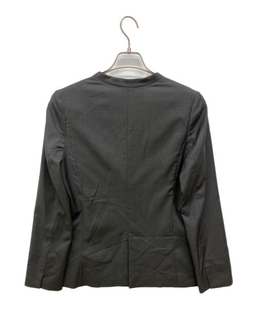 green label relaxing（グリーンレーベルリラクシング）green label relaxing (グリーンレーベルリラクシング) REDA ACTIVEノーカラーセットアップスーツ グレー サイズ:ジャケット 40　パンツ 38の古着・服飾アイテム