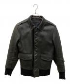 OCCUPYオキュパイ）の古着「A-2型レザージャケット」｜ブラック