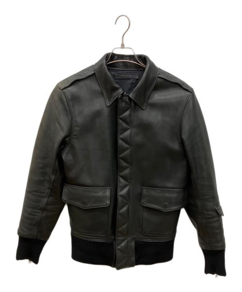 OCCUPY（オキュパイ）OCCUPY (オキュパイ) A-2型レザージャケット ブラック サイズ:Mの古着・服飾アイテム