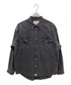 LEVI'S REDTABリーバイスレッドタブ）の古着「90'sウエスタンシャツ」｜ブラック