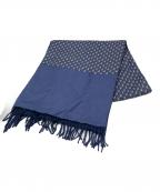 HERMESエルメス）の古着「カシミヤブレンドマフラー」｜ネイビー