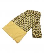 HERMESエルメス）の古着「総柄シルクスカーフ」｜イエロー