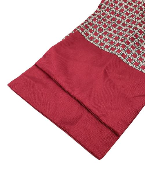 HERMES（エルメス）HERMES (エルメス) 総柄シルクスカーフ レッドの古着・服飾アイテム