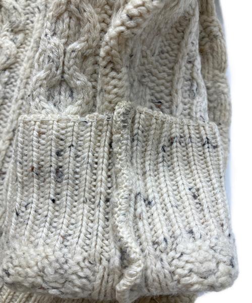 ARAN CRAFTS IRELAND（アラン・クラフト・アイルランド）ARAN CRAFTS IRELAND (アラン・クラフト・アイルランド) ウールニット アイボリー サイズ:Lの古着・服飾アイテム