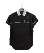 FRED PERRYフレッドペリー）の古着「Amy Winehouse Bowling Shirt Dress」｜ブラック