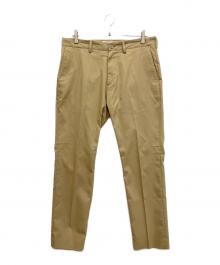 LACOSTE（ラコステ）の古着「オックスフォードセンタークリーススラックス」｜ブラウン