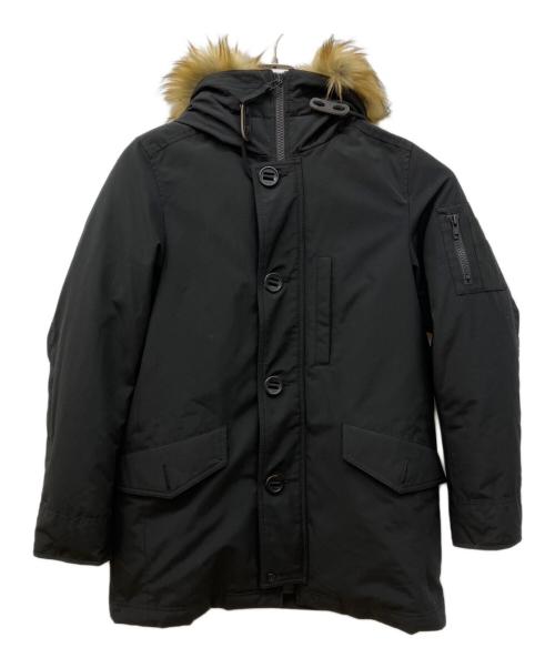 nano・universe（ナノ・ユニバース）nano・universe (ナノ・ユニバース) 西川ダウン［HYBRID］ EASTアークティック　ダウンジャケット ブラック サイズ:Mの古着・服飾アイテム