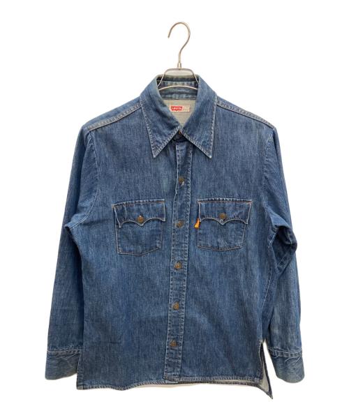 LEVI'S（リーバイス）LEVI'S (リーバイス) 70s BIG'E　デニムシャツ インディゴ サイズ:Mの古着・服飾アイテム