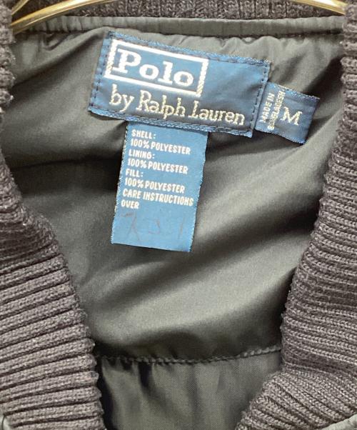 POLO RALPH LAUREN（ポロ・ラルフローレン）POLO RALPH LAUREN (ポロ・ラルフローレン) ビッグポニー刺繍　キルティングジャケット　中綿 ネイビー サイズ:Mの古着・服飾アイテム