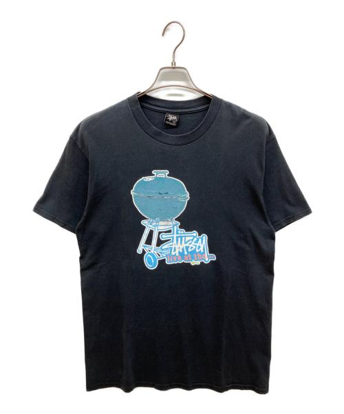 stussy（ステューシー）stussy (ステューシー) バーベキューグリル Tシャツ ブラック サイズ:Mの古着・服飾アイテム