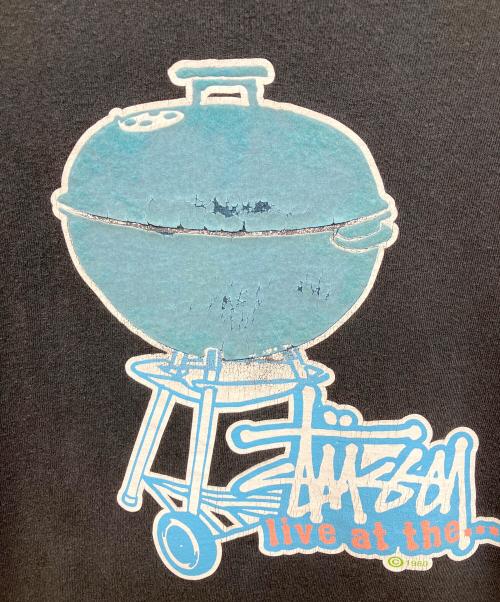 stussy（ステューシー）stussy (ステューシー) バーベキューグリル Tシャツ ブラック サイズ:Mの古着・服飾アイテム