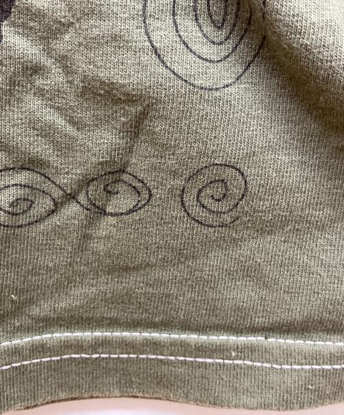 stussy（ステューシー）stussy (ステューシー) 00s フォト グラフィック クルーネック 半袖 Tシャツ　EVERYONE WANTS TO BE カーキ サイズ:Lの古着・服飾アイテム