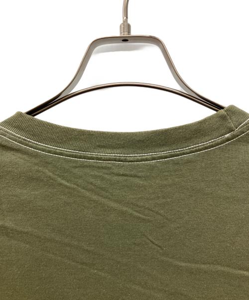 stussy（ステューシー）stussy (ステューシー) 00s フォト グラフィック クルーネック 半袖 Tシャツ　EVERYONE WANTS TO BE カーキ サイズ:Lの古着・服飾アイテム