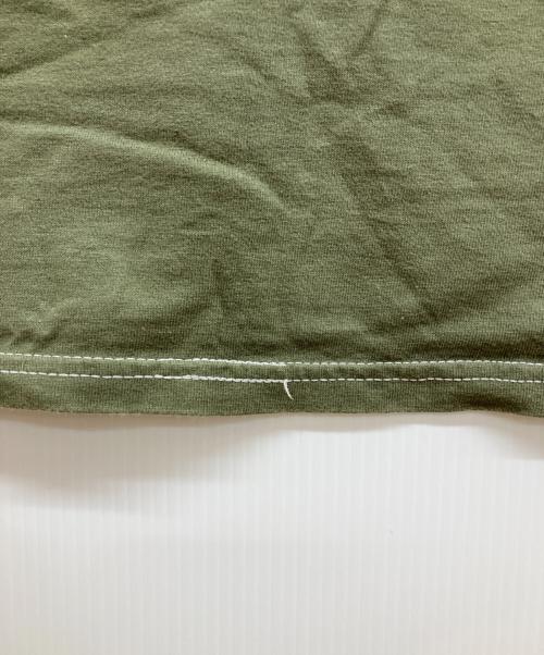 stussy（ステューシー）stussy (ステューシー) 00s フォト グラフィック クルーネック 半袖 Tシャツ　EVERYONE WANTS TO BE カーキ サイズ:Lの古着・服飾アイテム