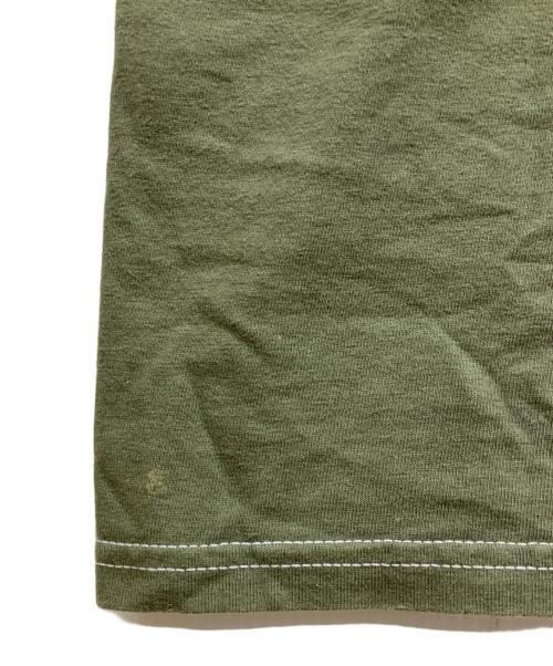 stussy（ステューシー）stussy (ステューシー) 00s フォト グラフィック クルーネック 半袖 Tシャツ　EVERYONE WANTS TO BE カーキ サイズ:Lの古着・服飾アイテム