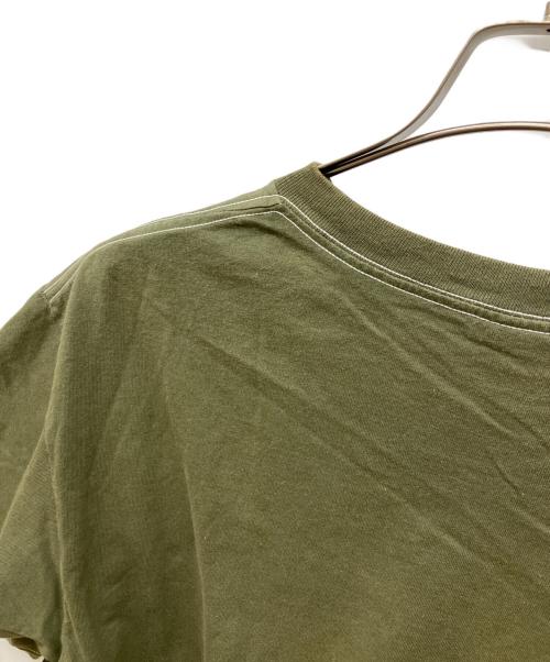stussy（ステューシー）stussy (ステューシー) 00s フォト グラフィック クルーネック 半袖 Tシャツ　EVERYONE WANTS TO BE カーキ サイズ:Lの古着・服飾アイテム