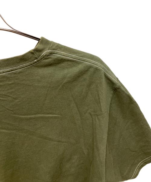 stussy（ステューシー）stussy (ステューシー) 00s フォト グラフィック クルーネック 半袖 Tシャツ　EVERYONE WANTS TO BE カーキ サイズ:Lの古着・服飾アイテム