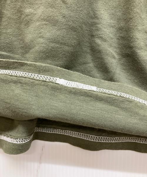 stussy（ステューシー）stussy (ステューシー) 00s フォト グラフィック クルーネック 半袖 Tシャツ　EVERYONE WANTS TO BE カーキ サイズ:Lの古着・服飾アイテム