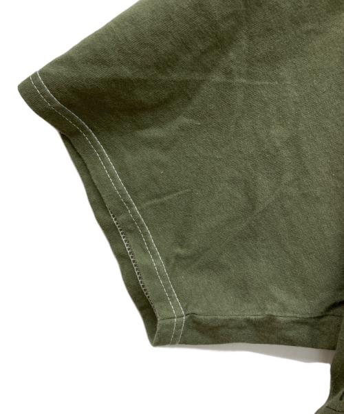 stussy（ステューシー）stussy (ステューシー) 00s フォト グラフィック クルーネック 半袖 Tシャツ　EVERYONE WANTS TO BE カーキ サイズ:Lの古着・服飾アイテム