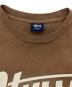 中古・古着 stussy (ステューシー) ロゴTシャツ ブラウン サイズ:L：6000円