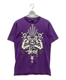 stussy（ステューシー）の古着「プリントTシャツ」｜パープル