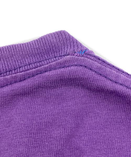 stussy（ステューシー）stussy (ステューシー) プリントTシャツ パープル サイズ:Lの古着・服飾アイテム